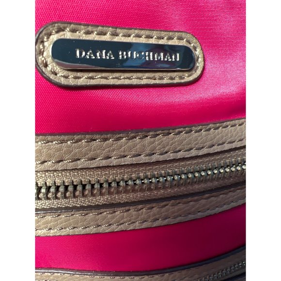 Dana Buchman Bright Pink Nylon Crossbody Bag - Picture 2 of 11